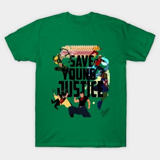 SAVE YOUNG JUSTICE by RHONA BREEZE T-Shirt